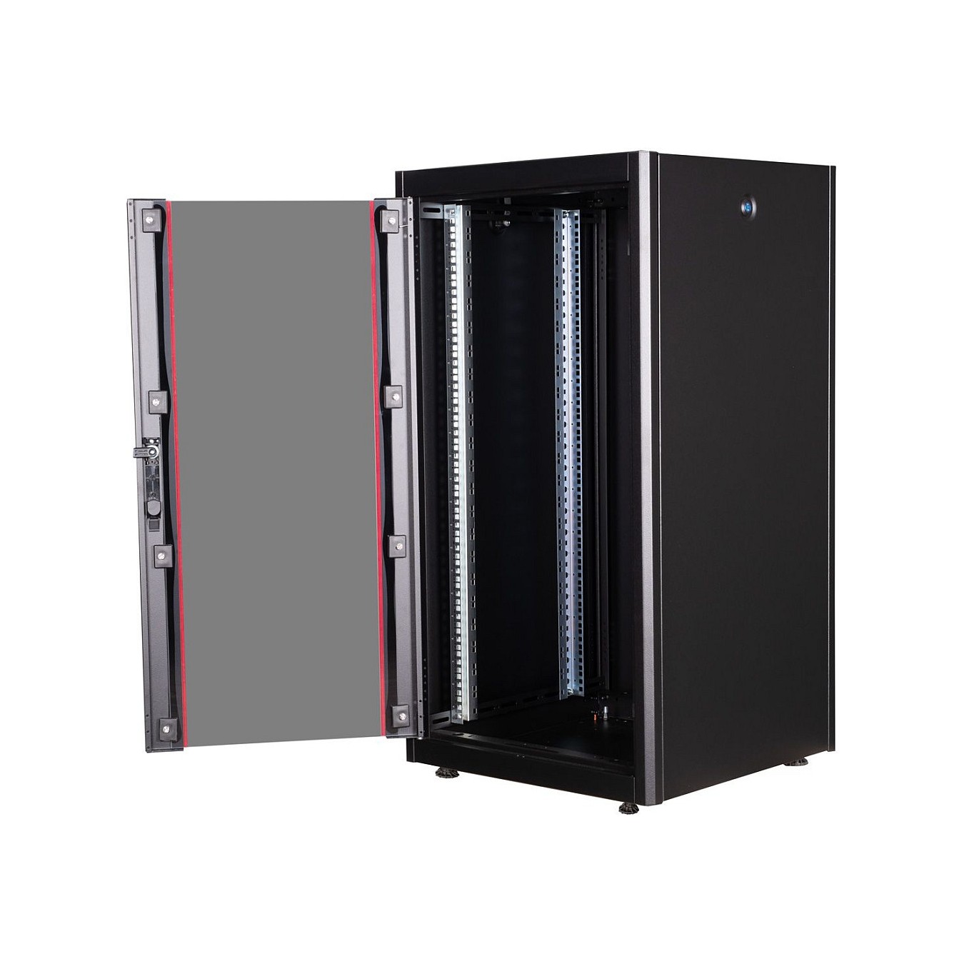 Buy ROLINE 19-Zoll Netzwerkschrank Basic 22 HE, 600x600 BxT Glastr schwarz in Cyprus, Nicosia, Limassol, Larnaka, Pafos