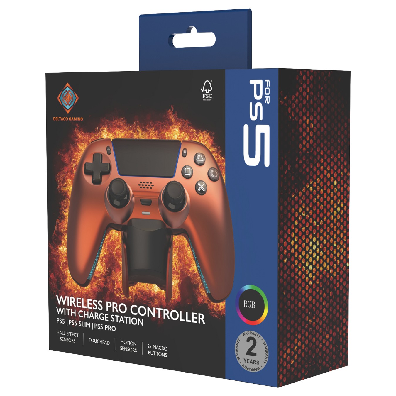 Buy Deltaco Controller inkl. Ladestation Wireless orange PS5 in Cyprus, Nicosia, Limassol, Larnaka, Pafos
