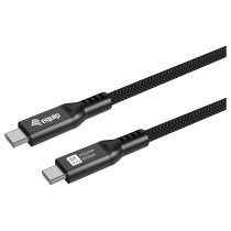 Buy Equip Kabel USB-C4.0- to C 80Gbps PD240W St St 1.20m schwarz in Cyprus, Nicosia, Limassol, Larnaka, Pafos