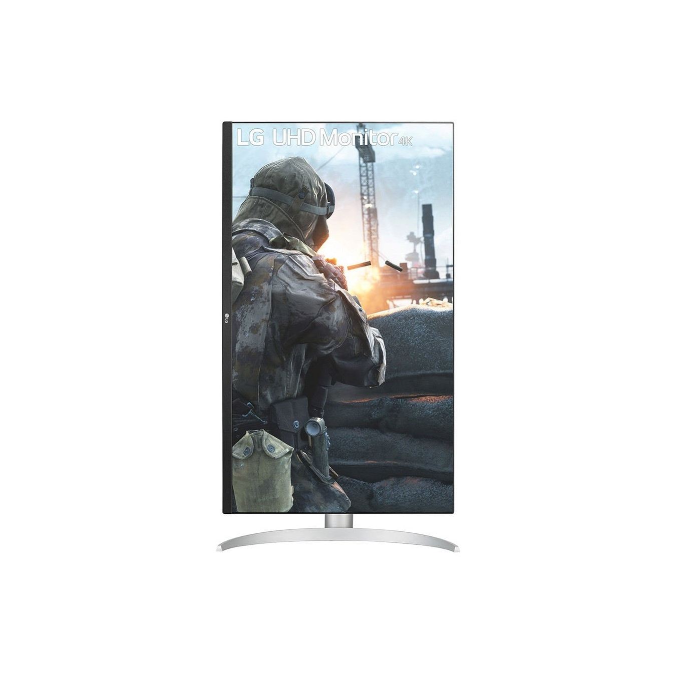 LG 27-Inch 27BP55U-B 4K UHD IPS Monitor - HDR10, USB-C PD 96W, HDMI 2.0, DP1.4 - Silver — Buy in Cyprus with Fast Delivery