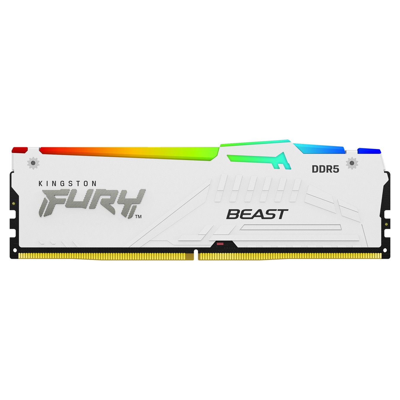 Buy KINGSTON FURY Beast 64GB DIMM 5600MT s DDR5 CL40 Kit of 2 White RGB XMP in Cyprus, Nicosia, Limassol, Larnaka, Pafos