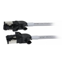 Buy Synergy21 Patchkabel RJ45, CAT6A 500Mhz, 5m, grau, S FTP, slimline rund d4,5mm, TPE LSZH(Superflex), AWG28, mit CAT7... in C
