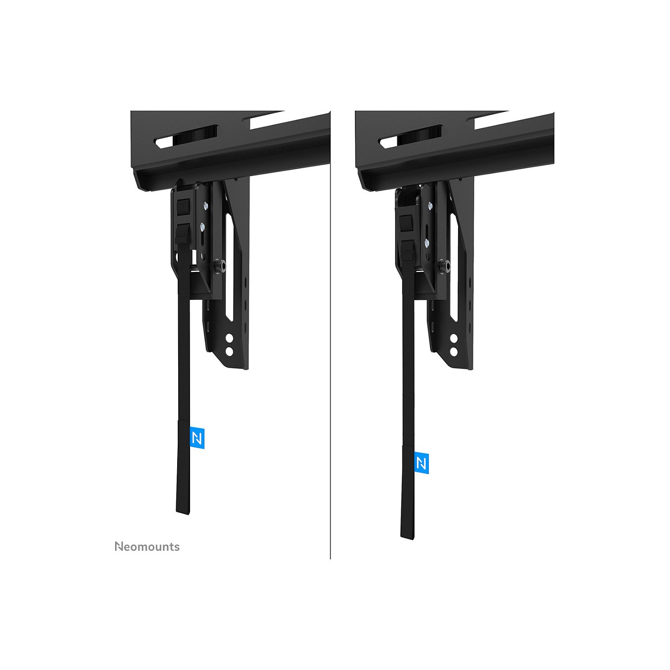 Buy Neomounts LEVEL-750 - Befestigungskit - für TV - schwerlast - verriegelbar - Stahl - Schwarz - Bildschirmgröße: 109-1... in 