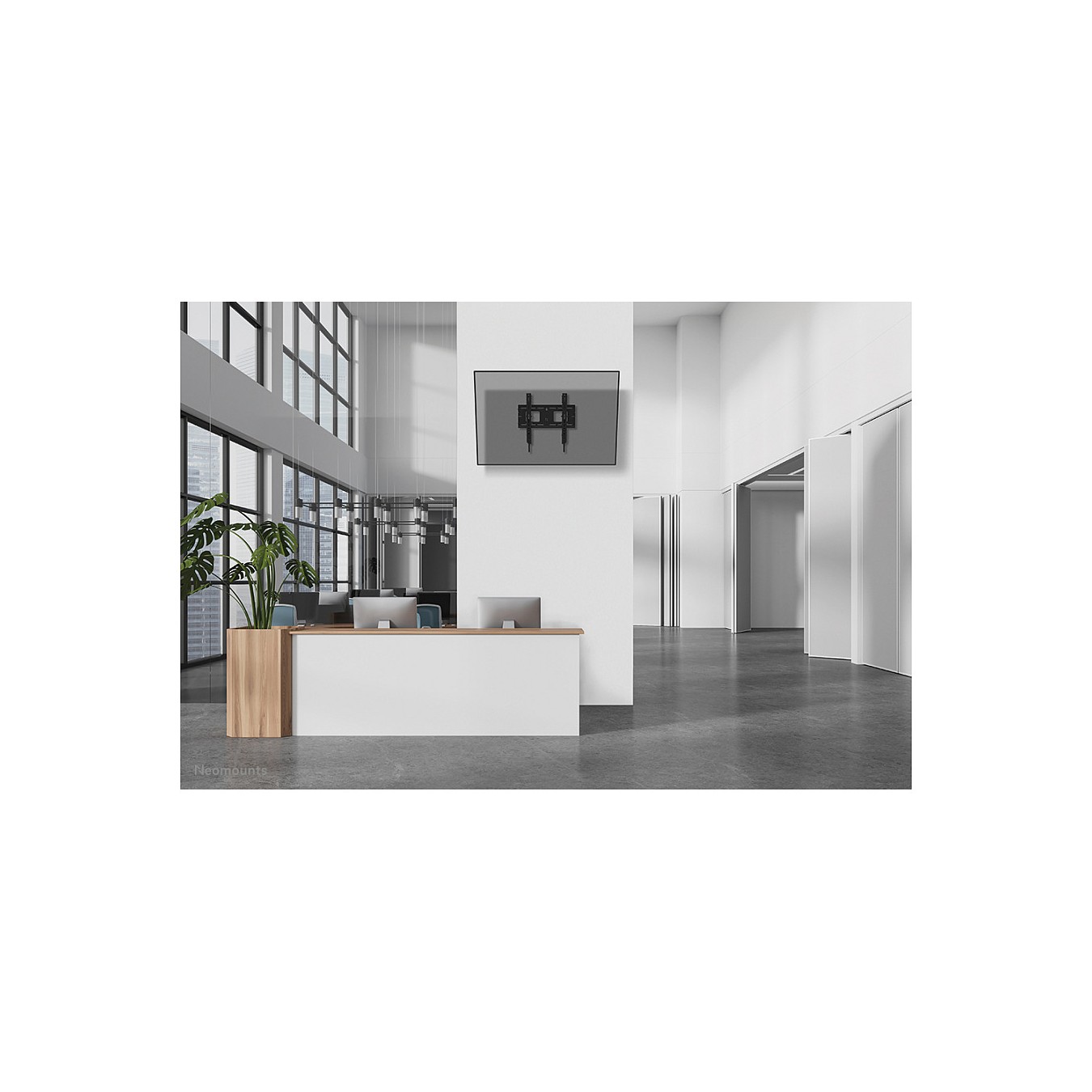Buy Neomounts LEVEL-750 - Befestigungskit - für TV - schwerlast - verriegelbar - Stahl - Schwarz - Bildschirmgröße: 109-1... in 