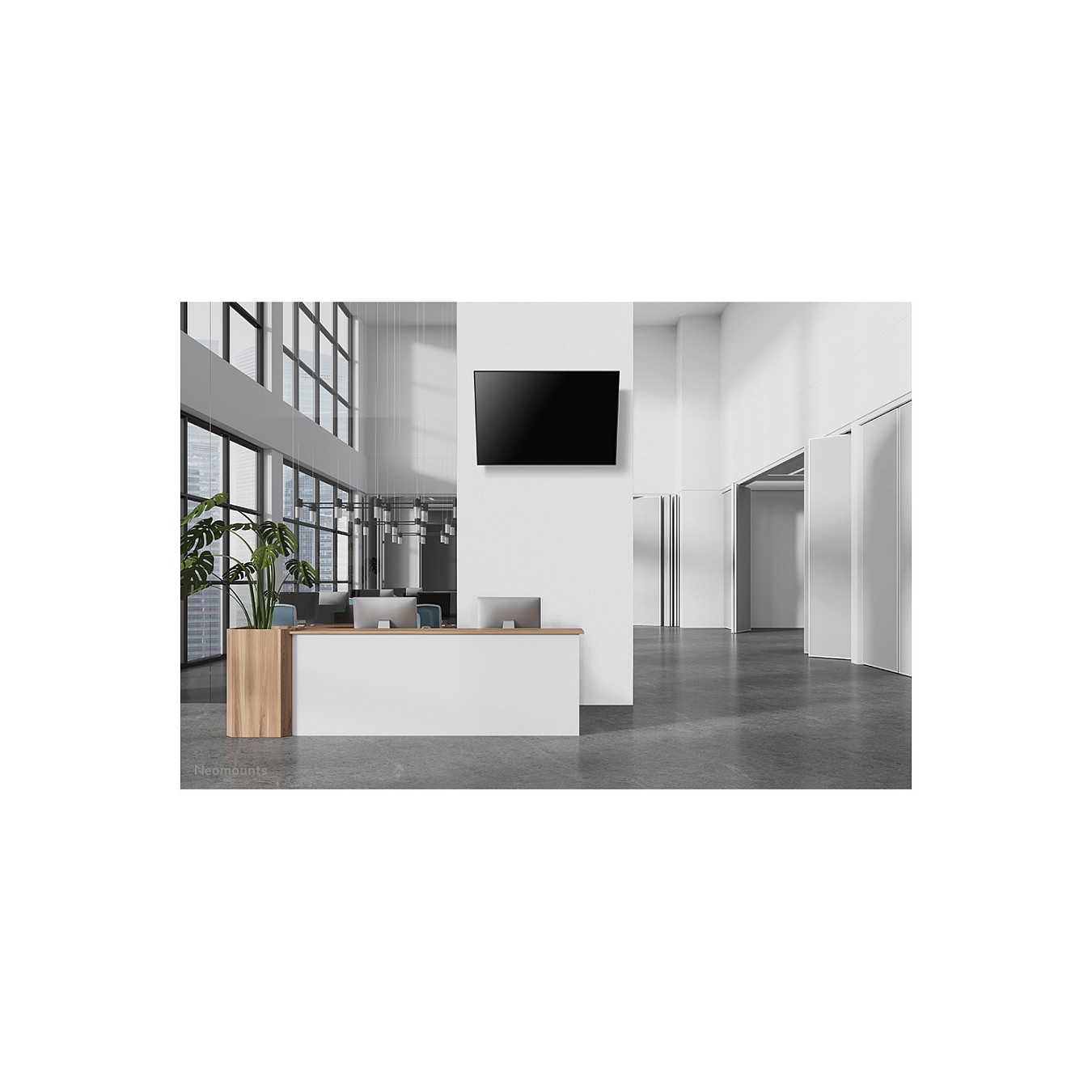 Buy Neomounts LEVEL-750 - Befestigungskit - für TV - schwerlast - verriegelbar - Stahl - Schwarz - Bildschirmgröße: 109-1... in 