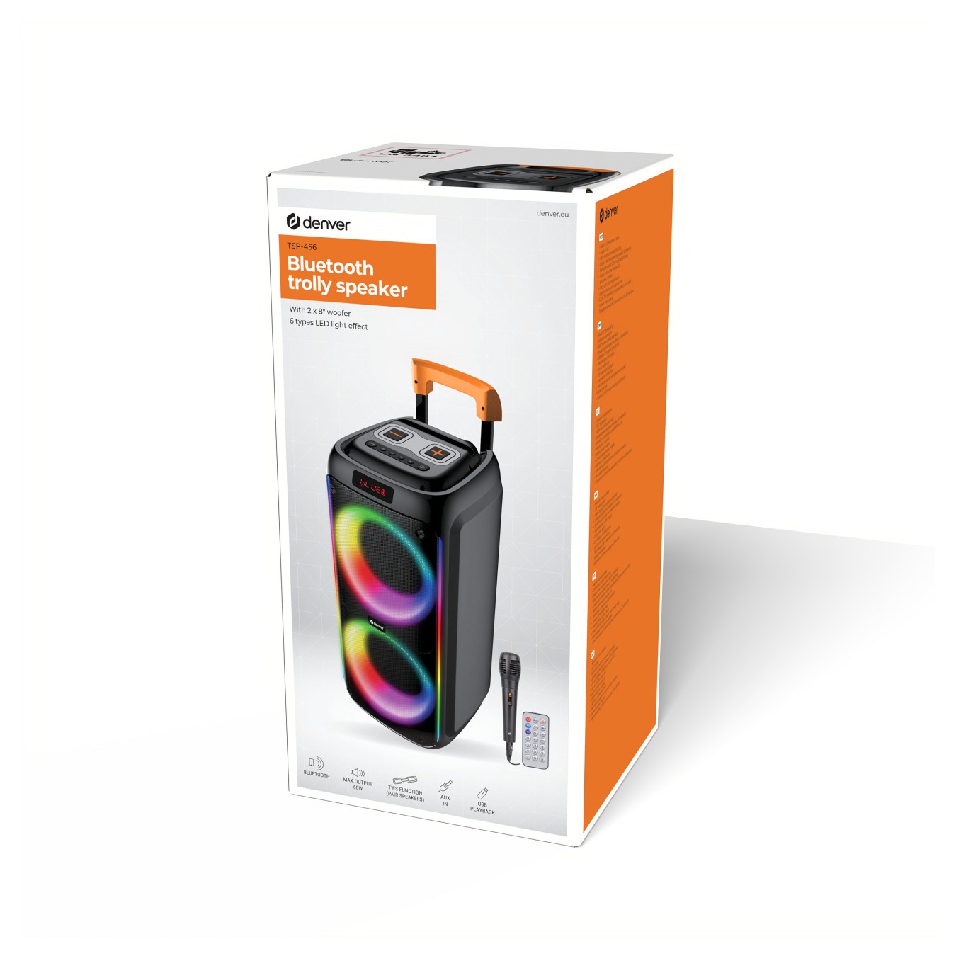 Buy Denver Trolley Speaker TSP-456 in Cyprus, Nicosia, Limassol, Larnaka, Pafos