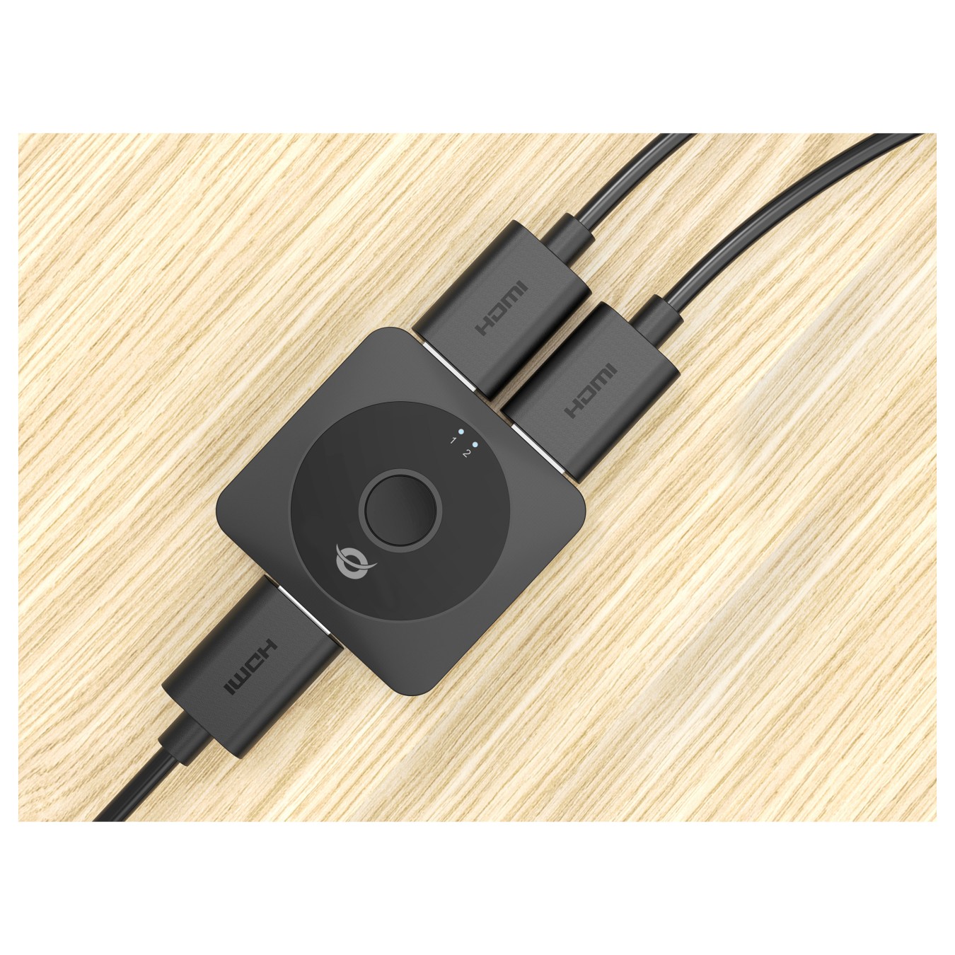 Buy CONCEPTRONIC Switch 2-Port Bidir. 2xHDMI2.0 Bu Bu schwarz in Cyprus, Nicosia, Limassol, Larnaka, Pafos