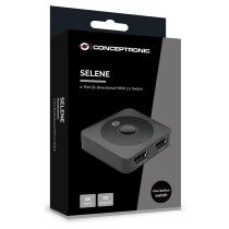 Buy CONCEPTRONIC Switch 2-Port Bidir. 2xHDMI2.0 Bu Bu schwarz in Cyprus, Nicosia, Limassol, Larnaka, Pafos