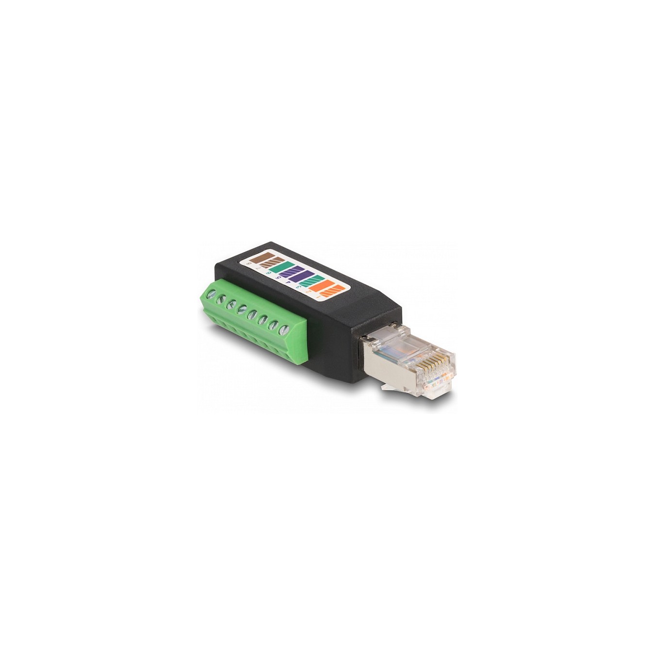 Buy Delock RJ45 Stecker Cat.5e zu Terminalblock Adapter 90° gewinkelt in Cyprus, Nicosia, Limassol, Larnaka, Pafos