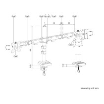 Buy Neomounts NERO DS60-600BL2 Monitorarm - schwarz in Cyprus, Nicosia, Limassol, Larnaka, Pafos