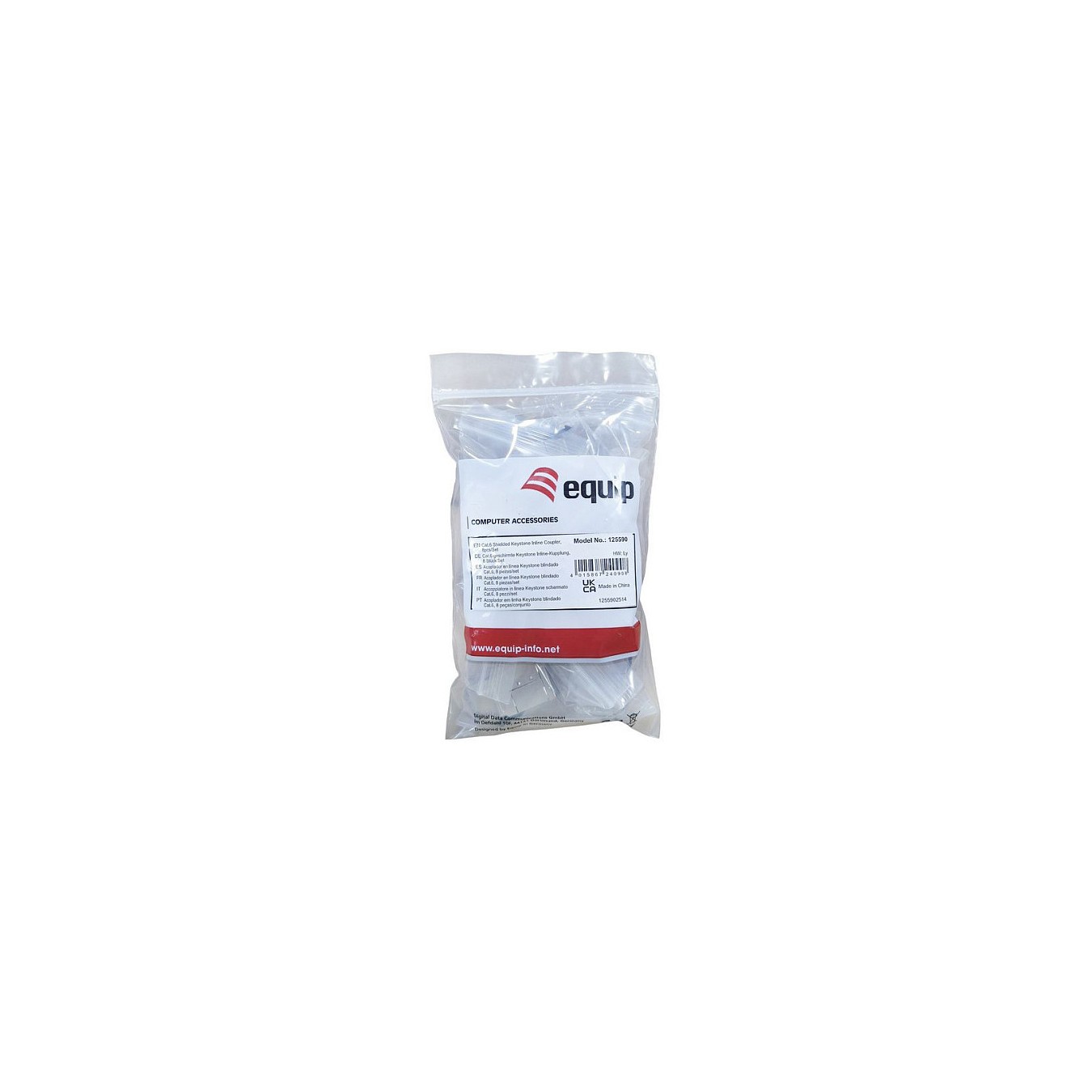 Buy Keystone-Koppler geschirmt Cat6 2xRJ45 8Stk sil in Cyprus, Nicosia, Limassol, Larnaka, Pafos