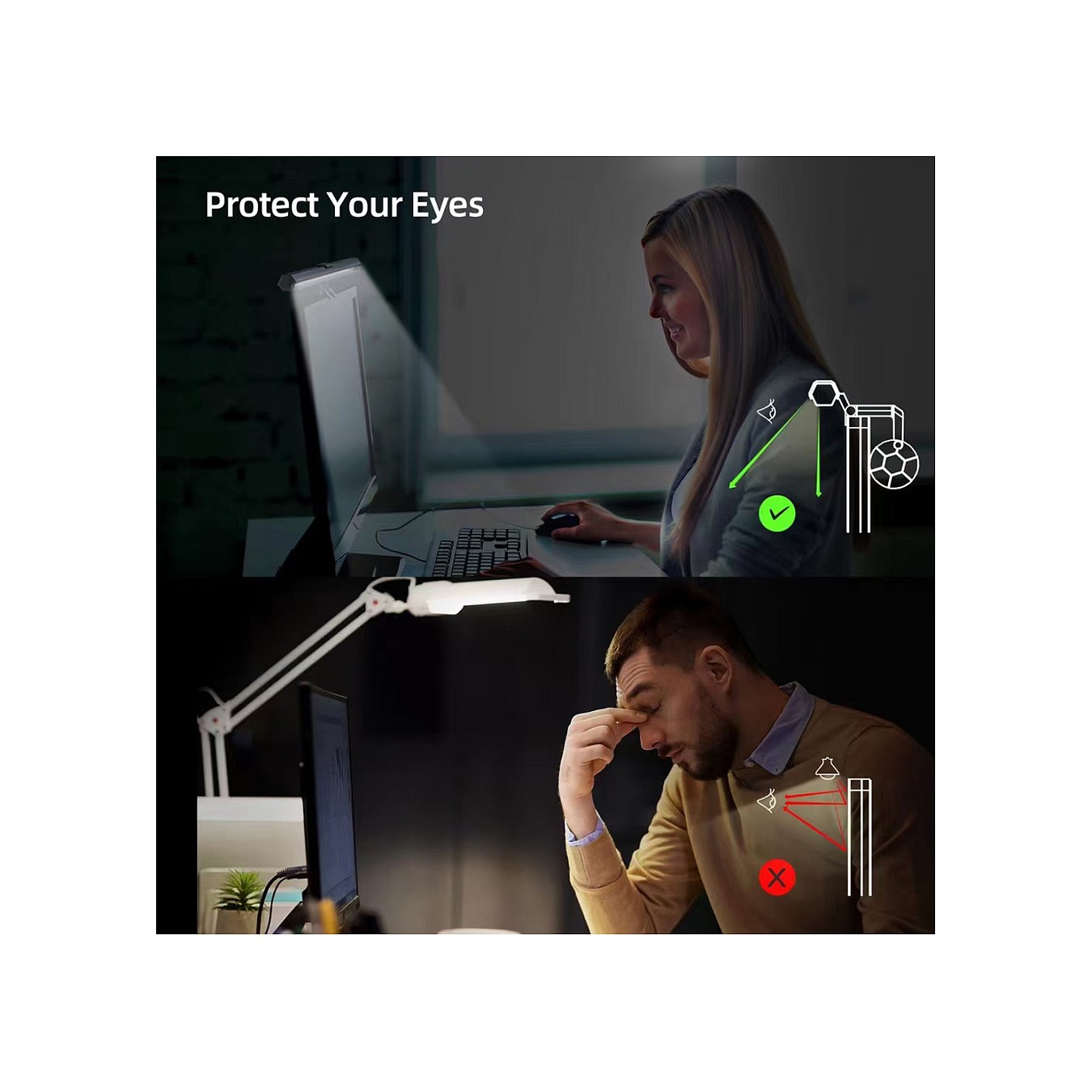 Buy EQUIP 245450 Monitor USB-LED-Leuchte mit Touch-Steuerung in Cyprus, Nicosia, Limassol, Larnaka, Pafos
