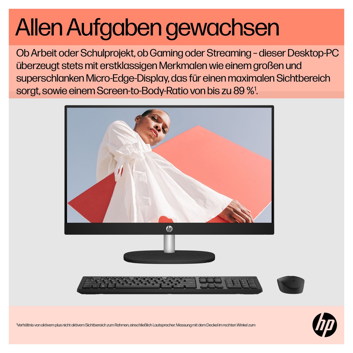 Buy AIO HP All-in-One PC 24-cr0109ng 23,8 RYZ5 7520U 16GB 512SSD W11 Home in Cyprus, Nicosia, Limassol, Larnaka, Pafos