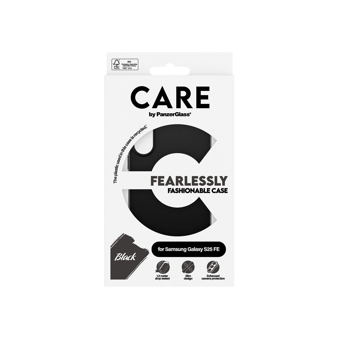 Buy PanzerGlass CARE TPU Case black Samsung Galaxy S25 FE in Cyprus, Nicosia, Limassol, Larnaka, Pafos