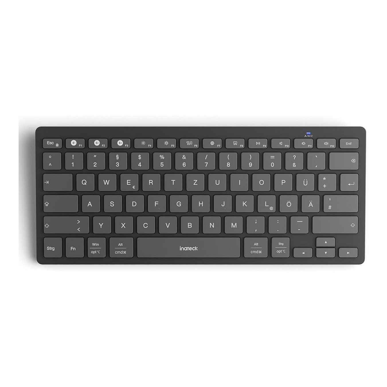 Buy inateck Keyboard BT QWERTZ gray in Cyprus, Nicosia, Limassol, Larnaka, Pafos