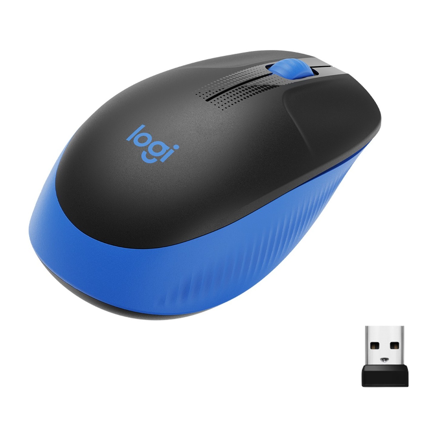 Logitech M190 Full-Size Ambidextrous Wireless Mouse 1000 DPI Blue (Boxed) — Buy in Cyprus with Fast Delivery