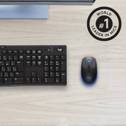 Logitech M190 Full-Size Ambidextrous Wireless Mouse 1000 DPI Blue (Boxed) — Buy in Cyprus with Fast Delivery