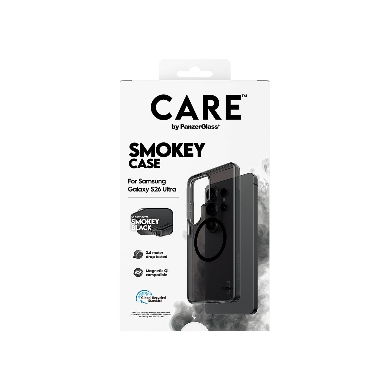 Buy PanzerGlass CARE Urban Explorer Case Smokey Schwarz Qi Samsung Galaxy S26 Ultra in Cyprus, Nicosia, Limassol, Larnaka, Pafos