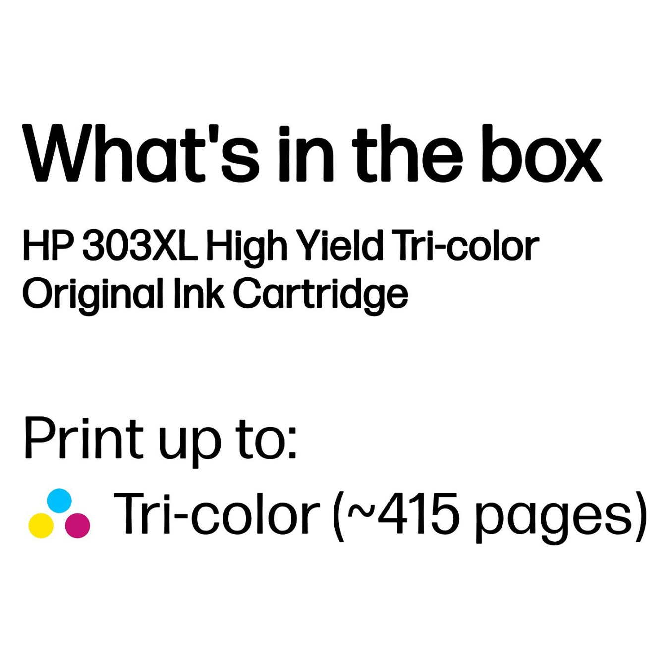 Buy HP 303XL HIGH YIELD TRI-COLOR in Cyprus, Nicosia, Limassol, Larnaka, Pafos