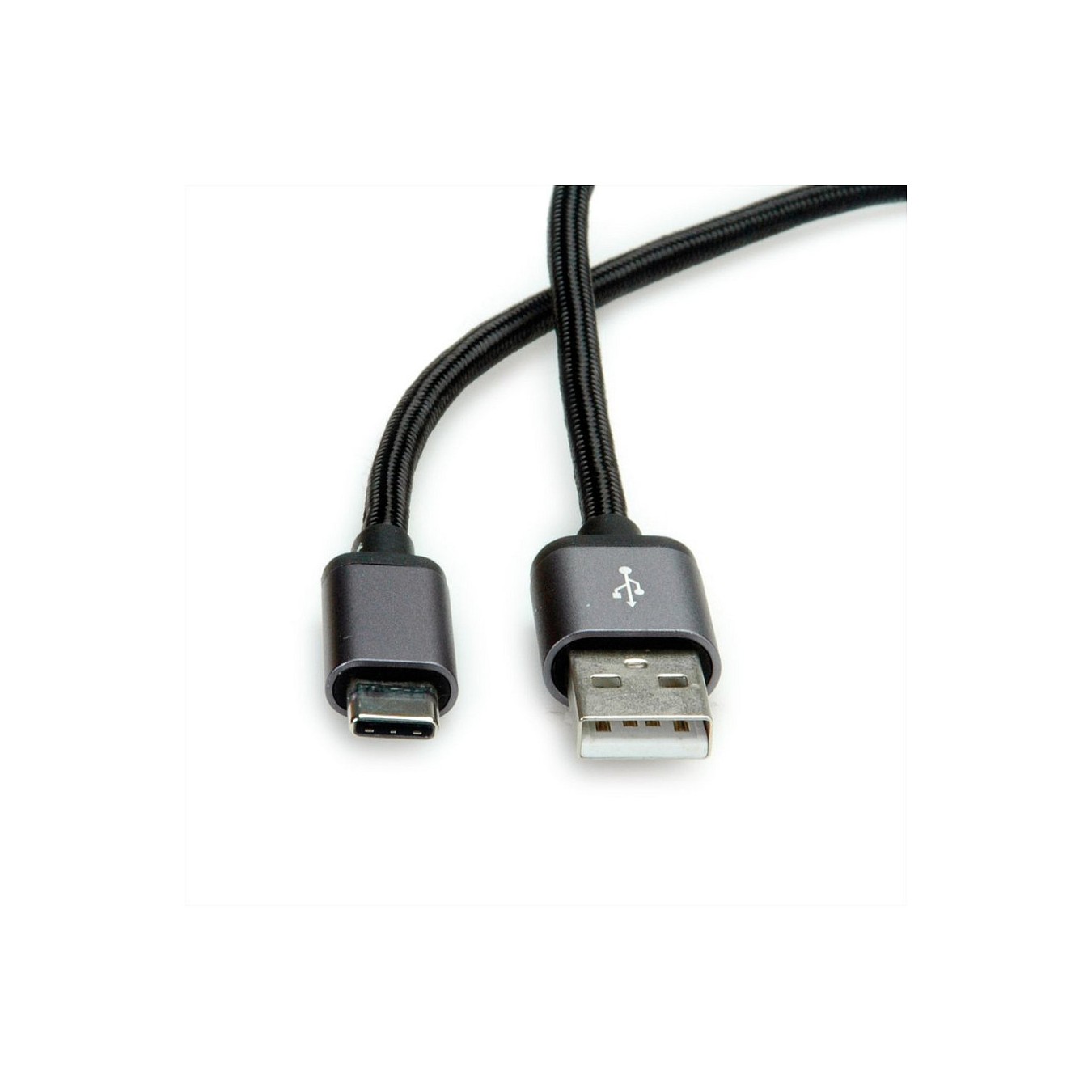 Buy ROLINE USB2.0 KABEL C-A SLBR-SW 1 8M in Cyprus, Nicosia, Limassol, Larnaka, Pafos