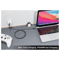 Buy Equip Kabel USB-C4.0- to C 80Gbps PD240W St St 2.00m schwarz in Cyprus, Nicosia, Limassol, Larnaka, Pafos
