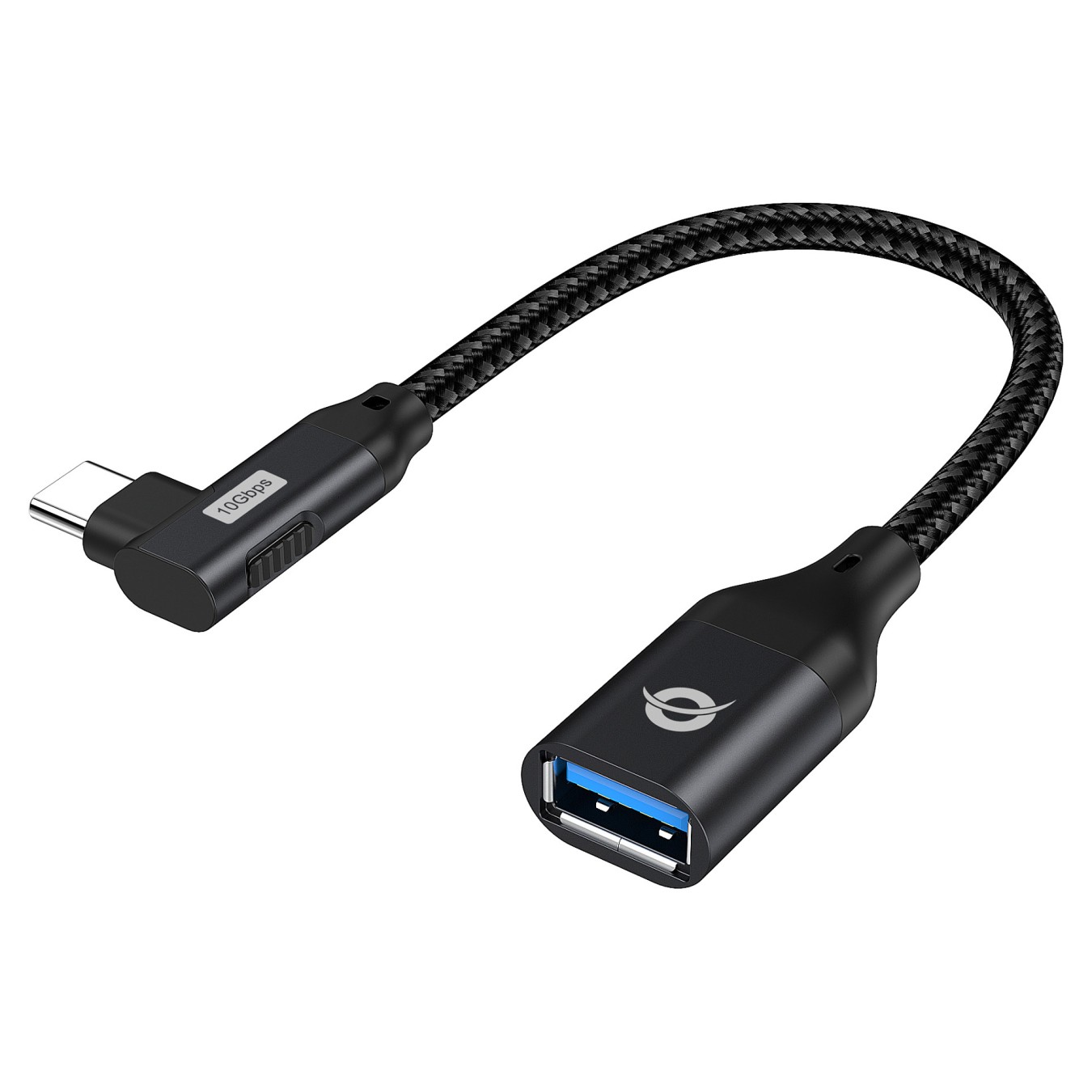 Buy CONCEPTRONIC Adapter USB-C3.2 90°- to USB-A3.0 10Gbs 0.15m sw in Cyprus, Nicosia, Limassol, Larnaka, Pafos