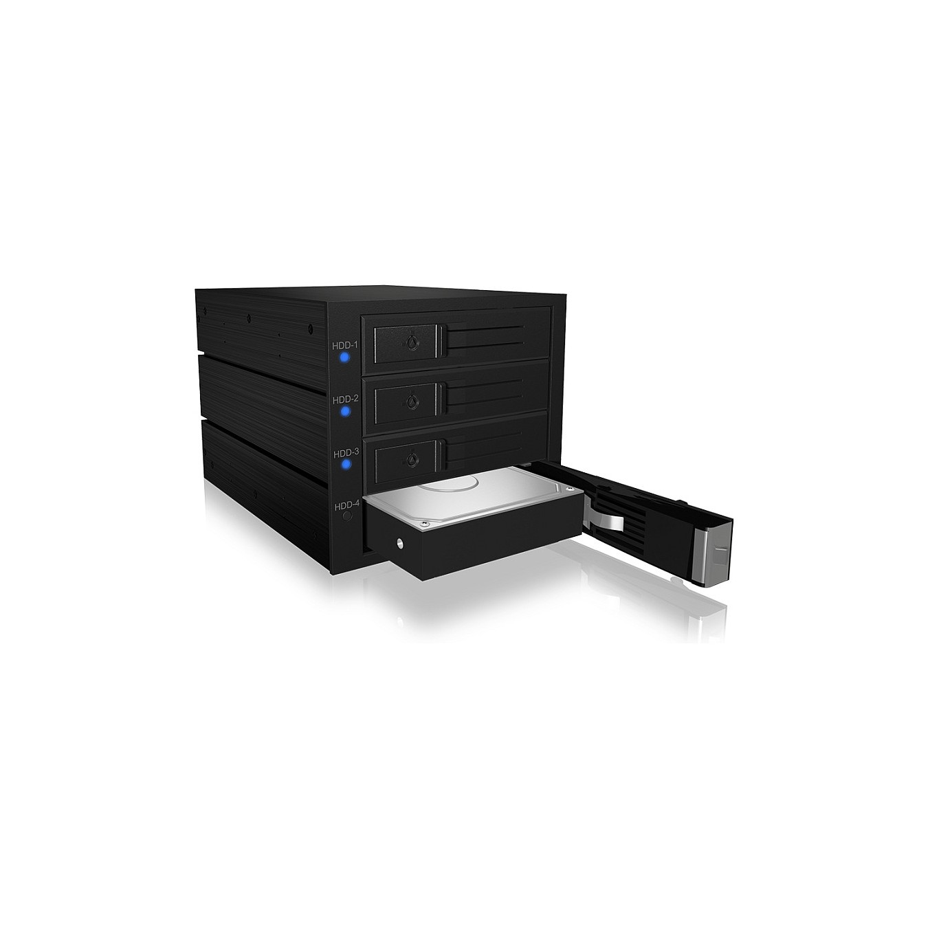 Buy ICY BOX Backplane, 4x SAS SATA 3,5' HDD in 3x 5,25', trägerlos, EasySwap in Cyprus, Nicosia, Limassol, Larnaka, Pafos