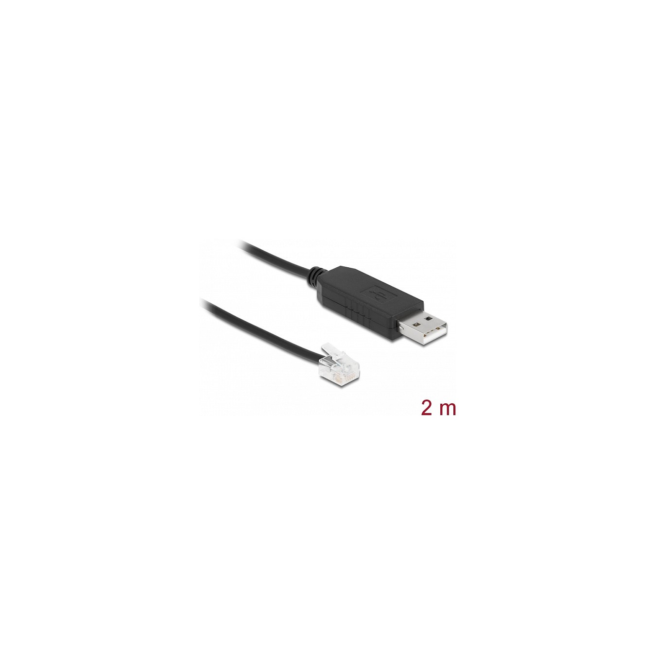 Buy DELOCK Adapterkabel USB Typ-A zu Seriell RS-232 RJ12mit ESD Schutz APC 2m in Cyprus, Nicosia, Limassol, Larnaka, Pafos