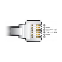 Buy DELOCK Adapterkabel USB Typ-A zu Seriell RS-232 RJ12mit ESD Schutz APC 2m in Cyprus, Nicosia, Limassol, Larnaka, Pafos