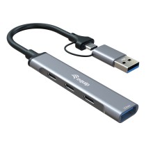 Buy 4-Port USB-C3.2-Hub- to 3xUSB-C USB-A +USB-A Adapt.10Gbps in Cyprus, Nicosia, Limassol, Larnaka, Pafos