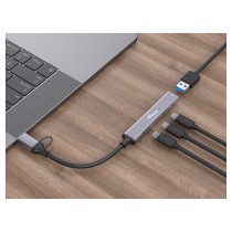 Buy 4-Port USB-C3.2-Hub- to 3xUSB-C USB-A +USB-A Adapt.10Gbps in Cyprus, Nicosia, Limassol, Larnaka, Pafos