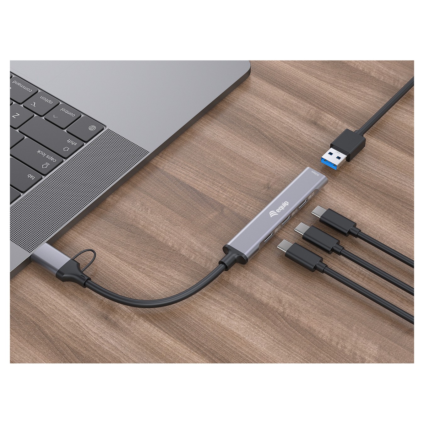 Buy 4-Port USB-C3.2-Hub- to 3xUSB-C USB-A +USB-A Adapt.10Gbps in Cyprus, Nicosia, Limassol, Larnaka, Pafos