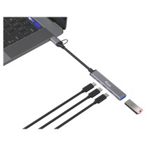 Buy 4-Port USB-C3.2-Hub- to 3xUSB-C USB-A +USB-A Adapt.10Gbps in Cyprus, Nicosia, Limassol, Larnaka, Pafos