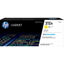 HP 212A (W2122A) Original Yellow Toner Cartridge - Up to 4,500 Pages, for LaserJet Enterprise M554/M555/M578