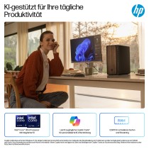 Buy HP OmniDesk AI M03-0057ng CU5 225 16GB 512SSD W11 Home Dark Wood in Cyprus, Nicosia, Limassol, Larnaka, Pafos