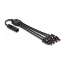 Buy Delock DL4 Solar Splitter Kabel 1 x Stecker zu 4 x Buchse 50 cm schwarz in Cyprus, Nicosia, Limassol, Larnaka, Pafos