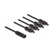 Buy Delock DL4 Solar Splitter Kabel 1 x Stecker zu 4 x Buchse 50 cm schwarz in Cyprus, Nicosia, Limassol, Larnaka, Pafos