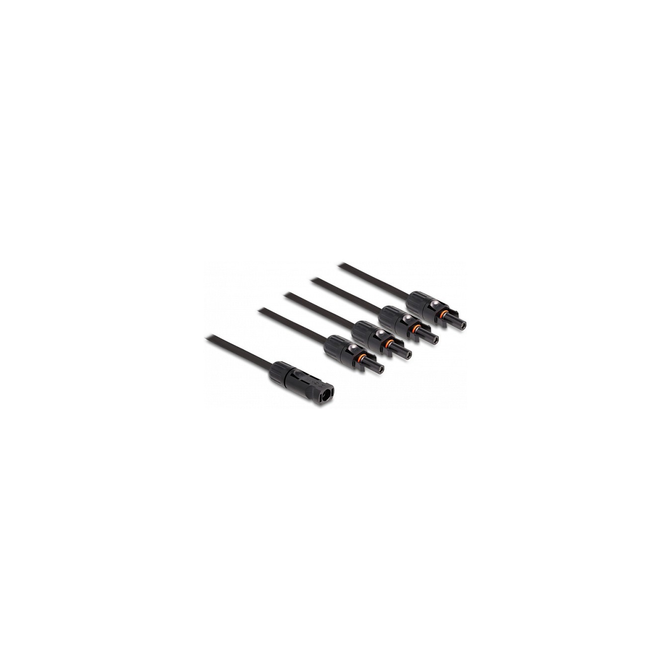 Buy Delock DL4 Solar Splitter Kabel 1 x Stecker zu 4 x Buchse 50 cm schwarz in Cyprus, Nicosia, Limassol, Larnaka, Pafos