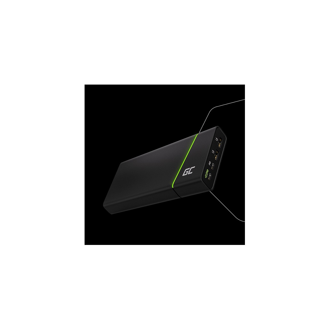 Buy Powerbank Green Cell PowerPlay Ultra 2xUSB 2xUSB-C Power Delivery 26800mAh 128W Black in Cyprus, Nicosia, Limassol, Larnaka,
