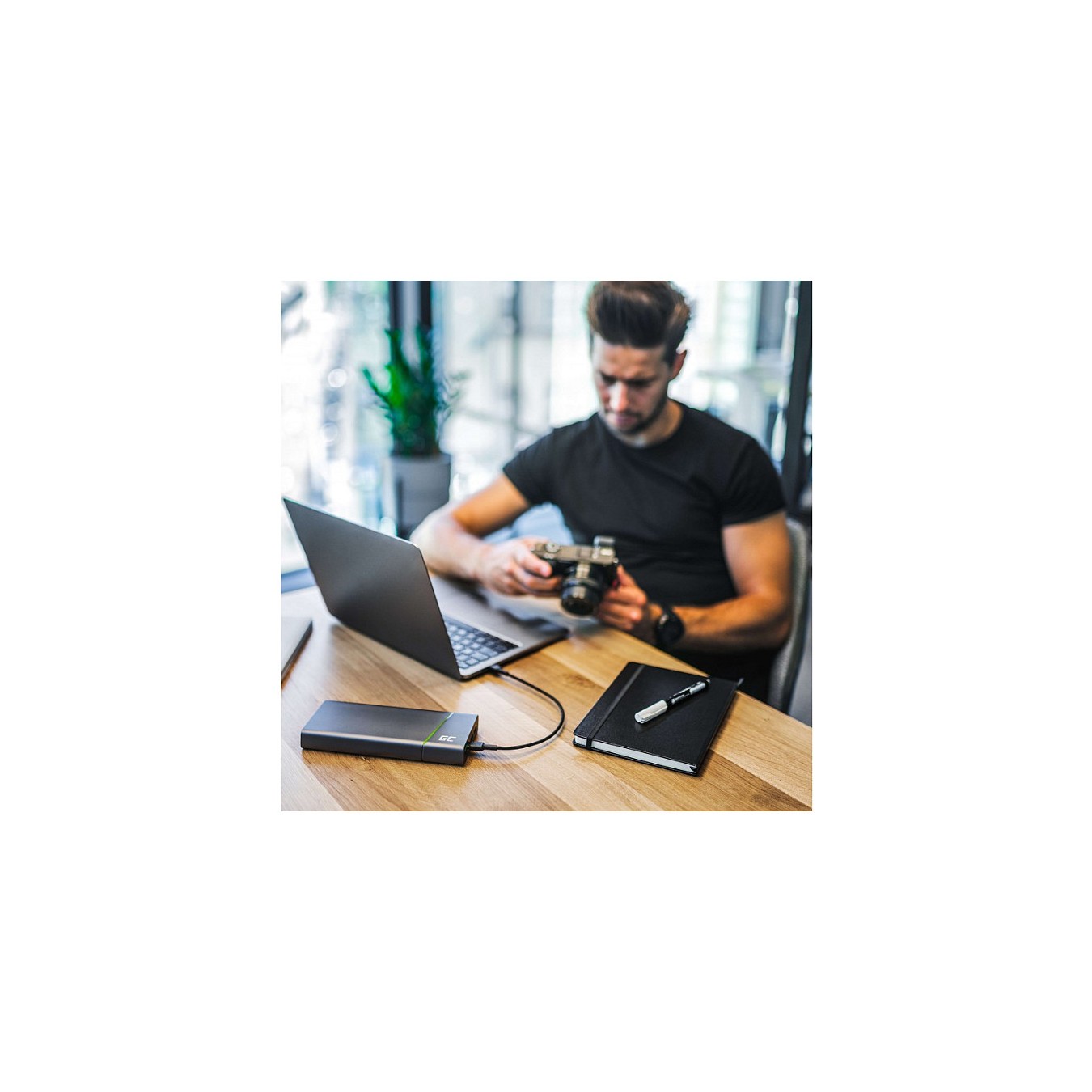 Buy Powerbank Green Cell PowerPlay Ultra 2xUSB 2xUSB-C Power Delivery 26800mAh 128W Black in Cyprus, Nicosia, Limassol, Larnaka,