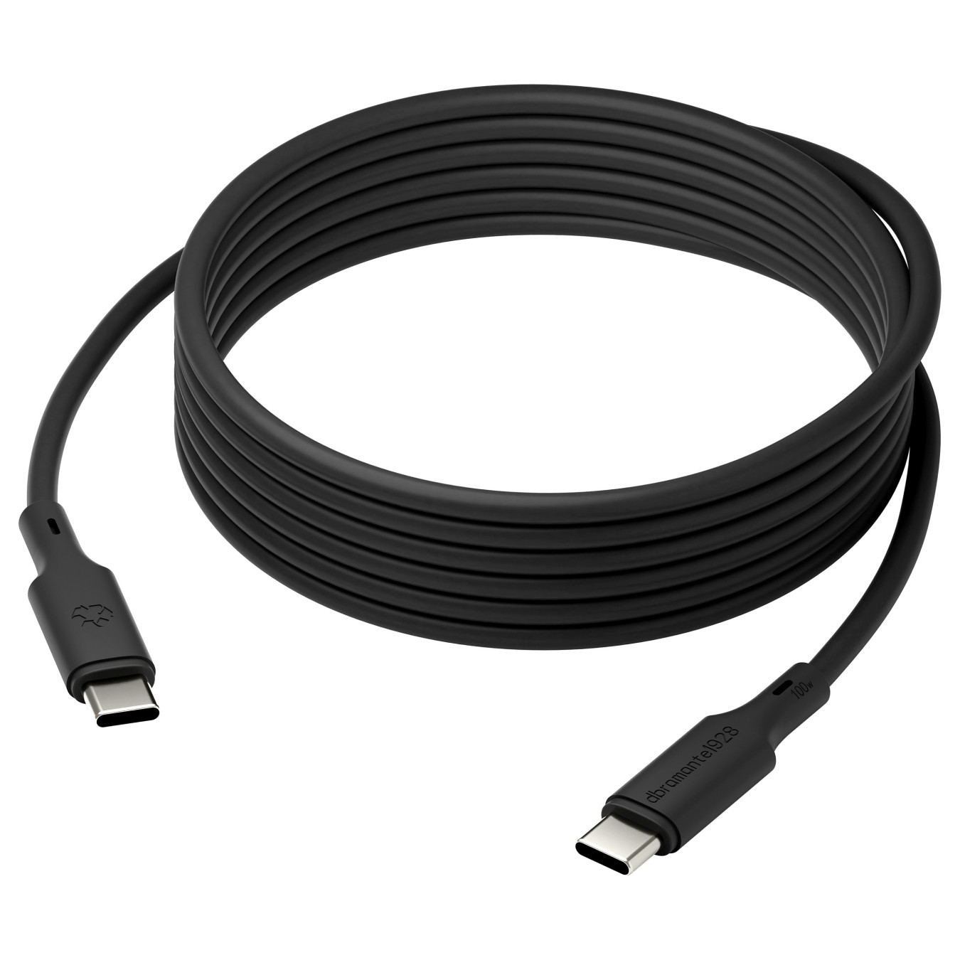 Buy dbramante1928 IT - USB-Kabel - 24 pin USB-C (M) zu 24 pin USB-C (M) - 3 m - USB-Stromversorgung (100 W) - Schwarz in Cyprus,