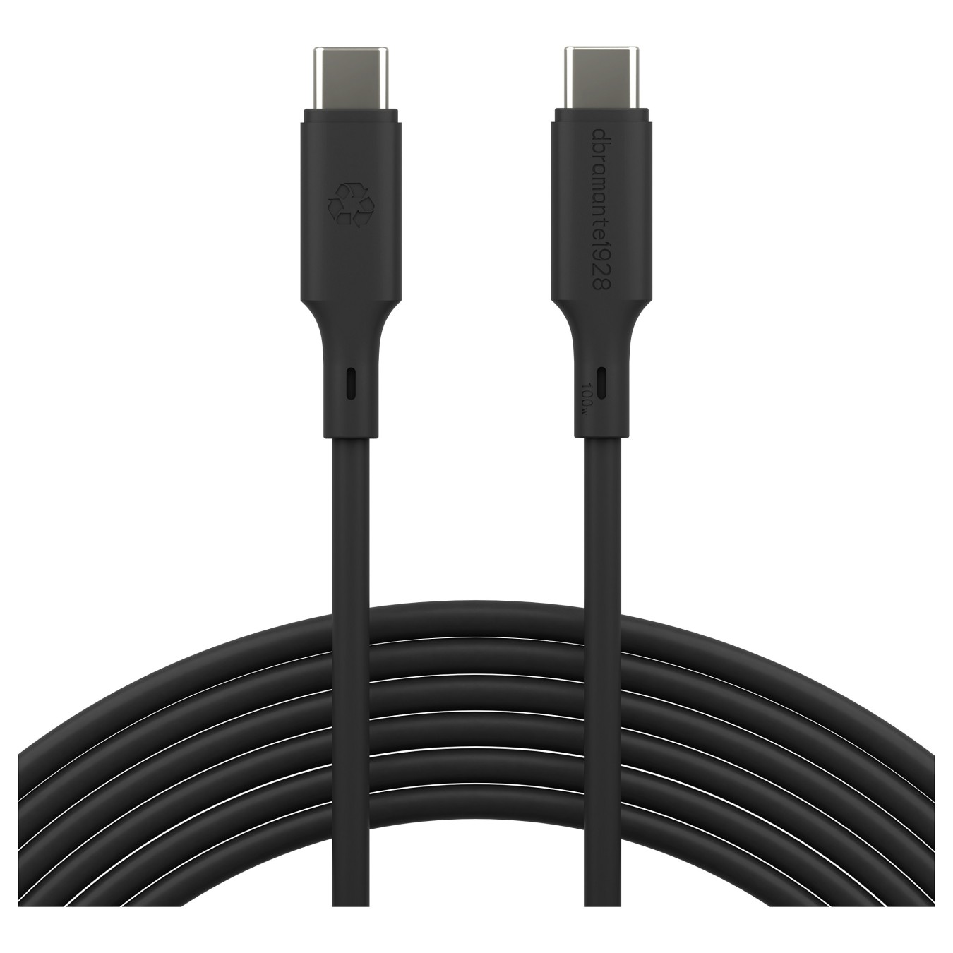Buy dbramante1928 IT - USB-Kabel - 24 pin USB-C (M) zu 24 pin USB-C (M) - 3 m - USB-Stromversorgung (100 W) - Schwarz in Cyprus,