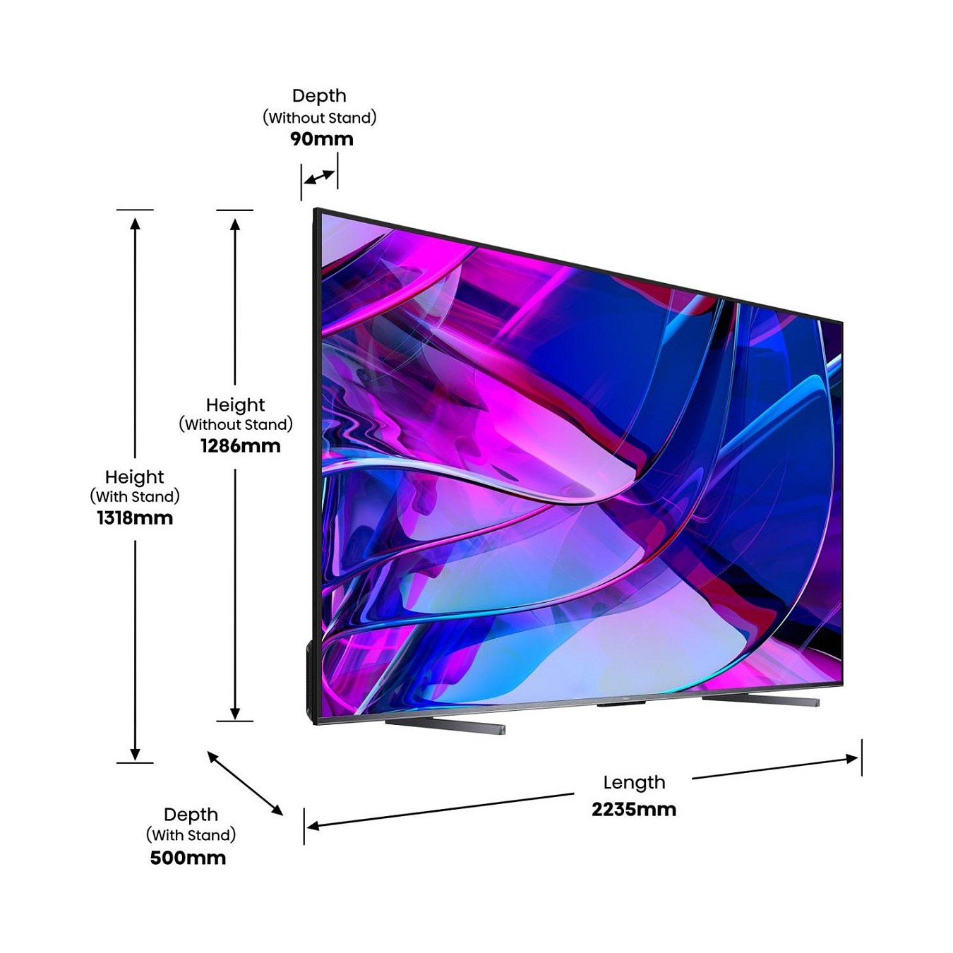 Buy Hisense 100U7KQ in Cyprus, Nicosia, Limassol, Larnaka, Pafos