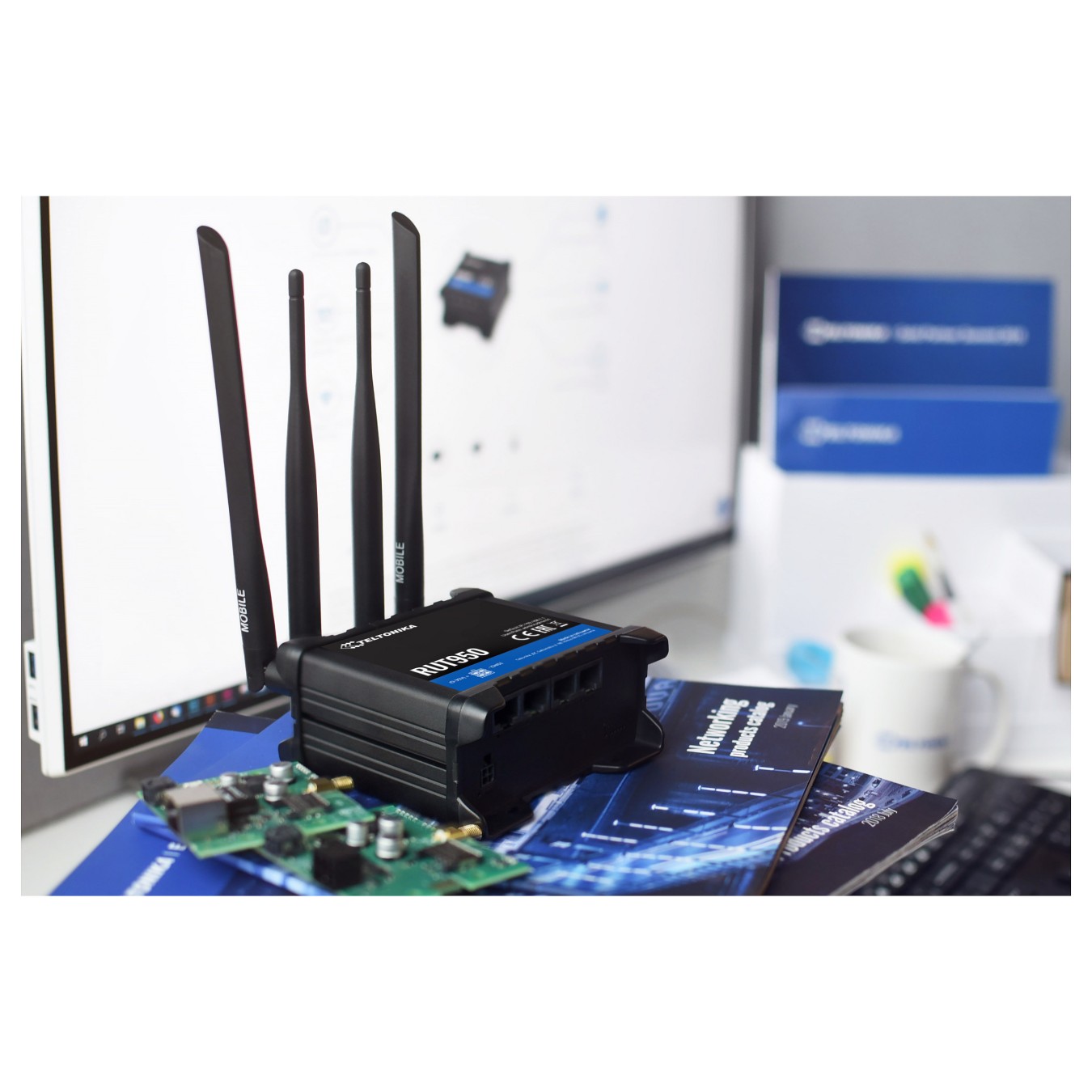Buy Teltonika RUT950 Industrial Dual SIM LTE Wifi Router in Cyprus, Nicosia, Limassol, Larnaka, Pafos