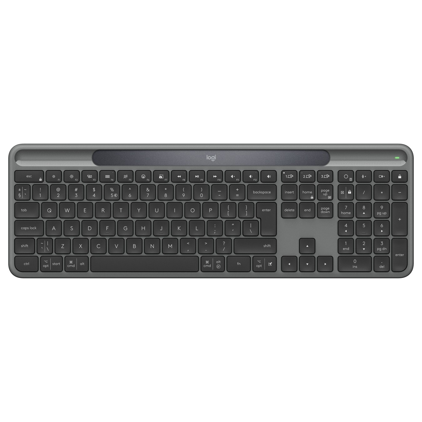 Buy Logitech Wireless Signature Slim Solar K980 US in Cyprus, Nicosia, Limassol, Larnaka, Pafos
