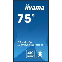 Buy Iiyama ProLite LH7565UHSB-B1 - 75" 4K UHD Touch IPS Commercial Display, 800 ... in Cyprus, Nicosia, Limassol, Larnaka, Pafos