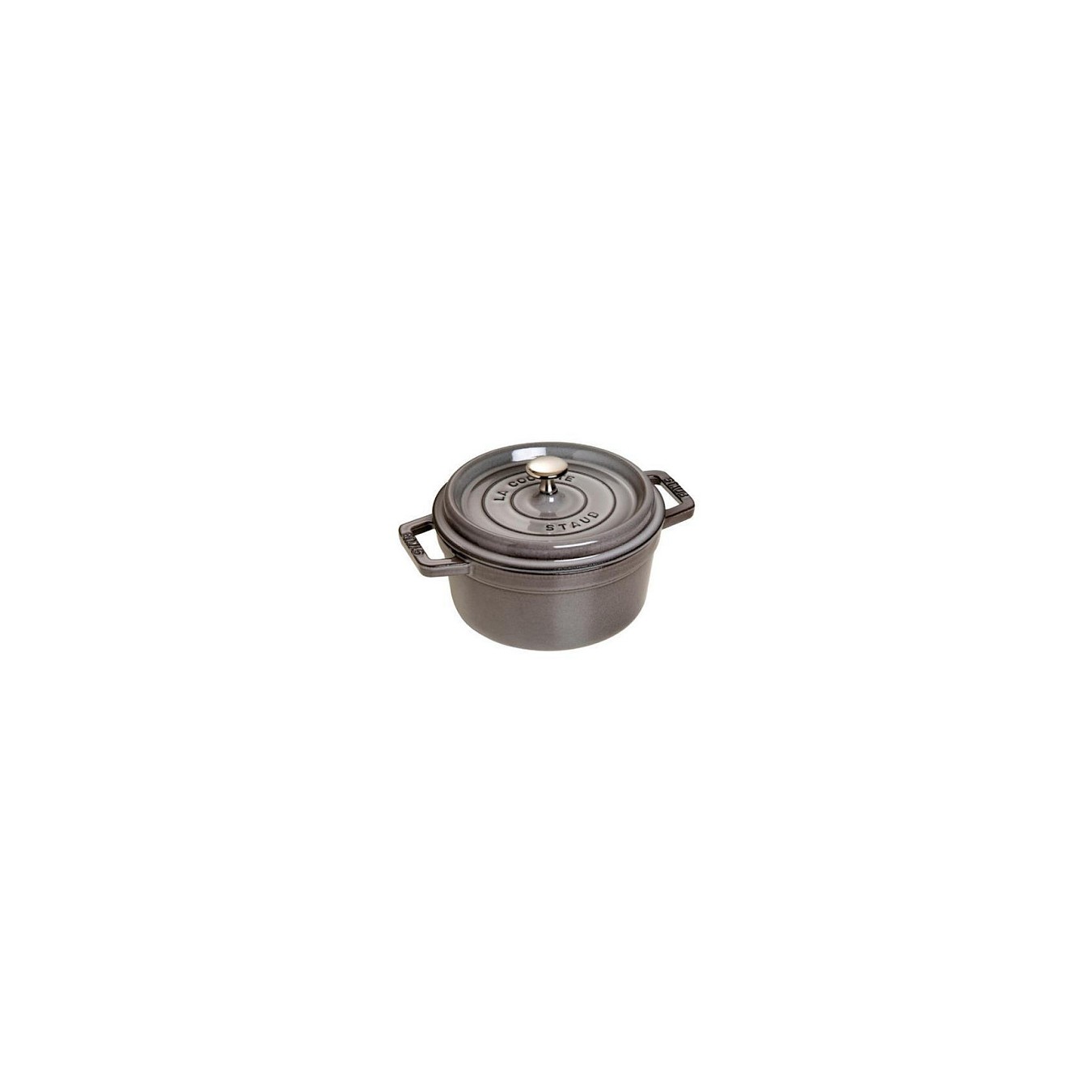 Buy Staub La Cocotte 20cm rund. Graphit-grau. Gusseisen in Cyprus, Nicosia, Limassol, Larnaka, Pafos