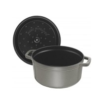 Buy Staub La Cocotte 20cm rund. Graphit-grau. Gusseisen in Cyprus, Nicosia, Limassol, Larnaka, Pafos