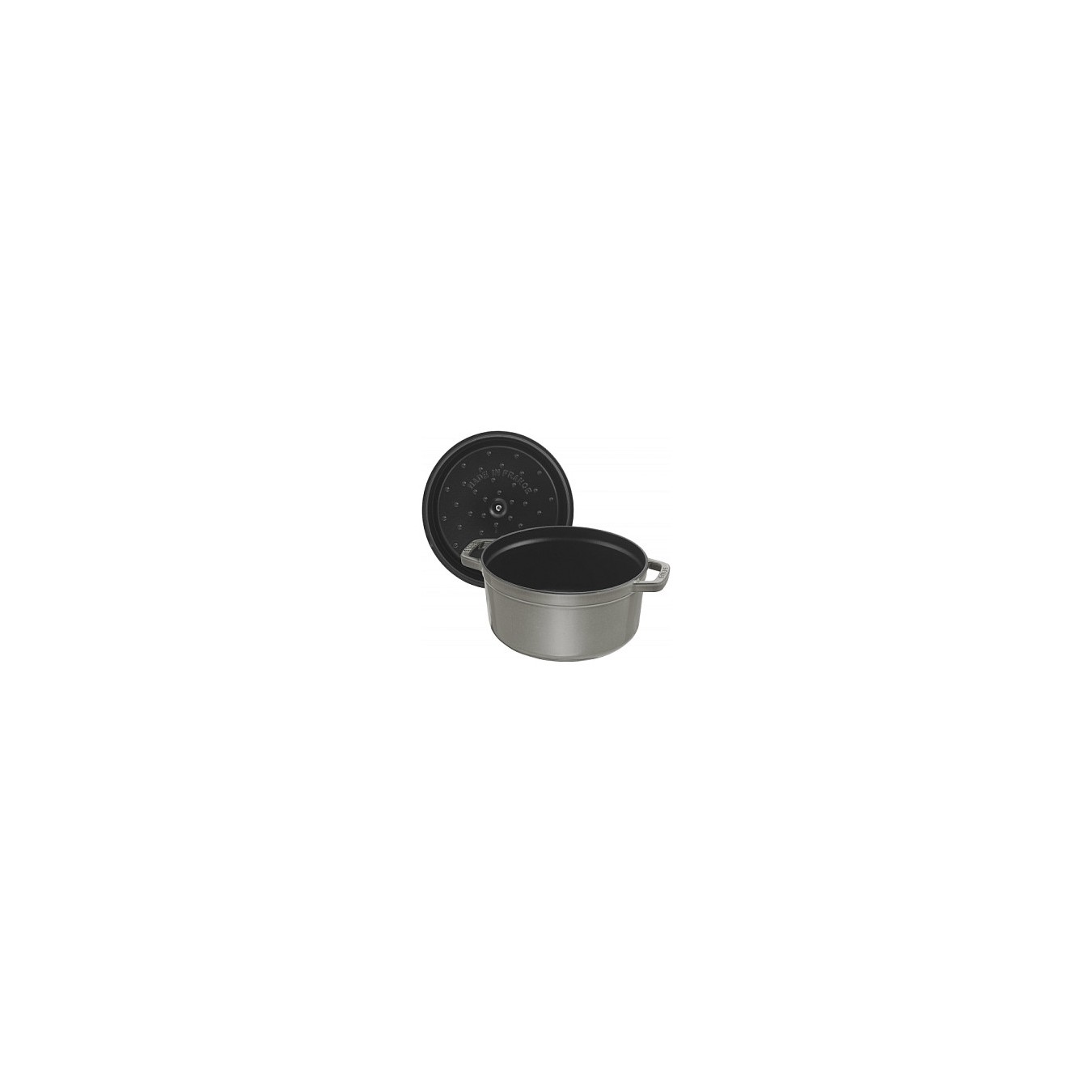 Buy Staub La Cocotte 20cm rund. Graphit-grau. Gusseisen in Cyprus, Nicosia, Limassol, Larnaka, Pafos