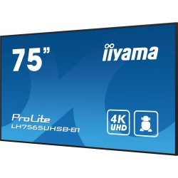 Buy Iiyama ProLite LH7565UHSB-B1 - 75" 4K UHD Touch IPS Commercial Display, 800 ... in Cyprus, Nicosia, Limassol, Larnaka, Pafos